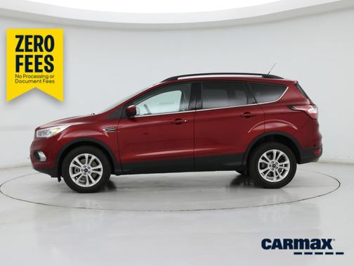 Red 2018 Ford Escape SEL