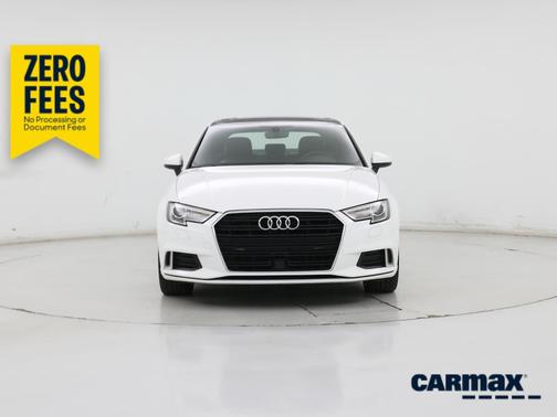 White 2019 Audi A3 Premium