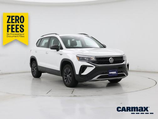 White 2022 Volkswagen Taos S