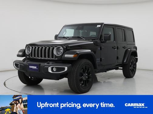 Black 2025 Jeep Wrangler 4xe Sahara