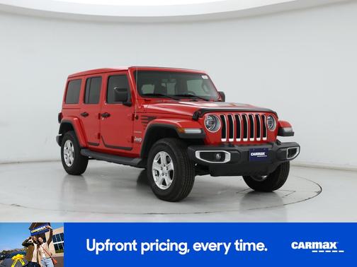 Red 2019 Jeep Wrangler Unlimited Sahara