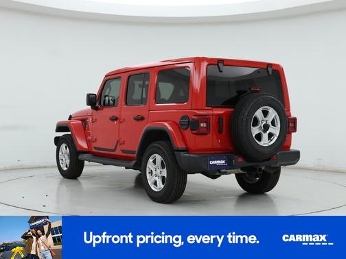 Red 2019 Jeep Wrangler Unlimited Sahara