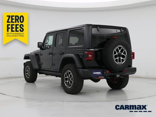 Black 2024 Jeep Wrangler Rubicon