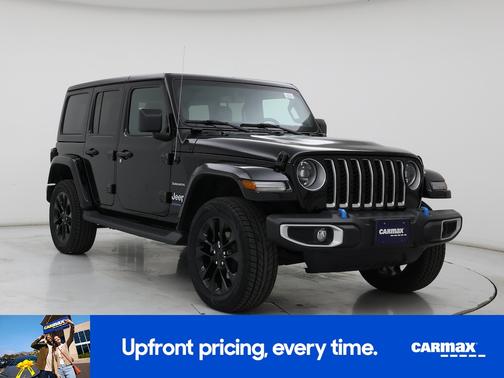 Black 2023 Jeep Wrangler 4xe Unlimited Sahara