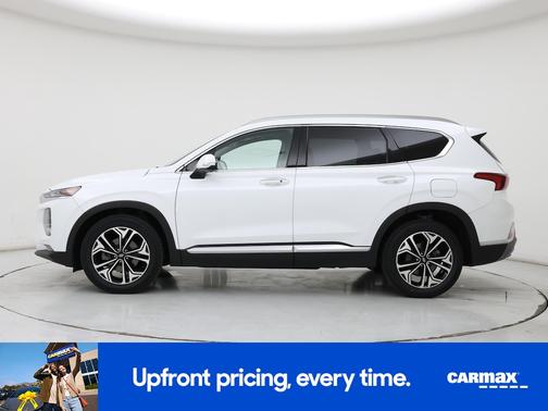 White 2020 Hyundai SANTA FE SEL