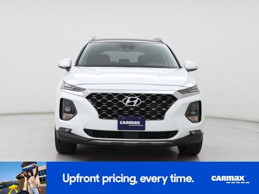 White 2020 Hyundai SANTA FE SEL