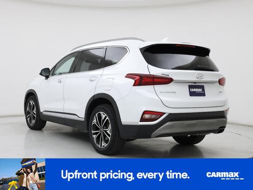 White 2020 Hyundai SANTA FE SEL