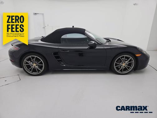 Black 2018 Porsche 718 Boxster