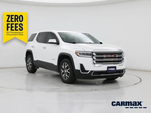 White 2021 GMC Acadia SLE