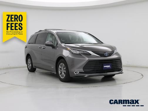 Gray 2021 Toyota Sienna XLE
