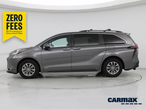 Gray 2021 Toyota Sienna XLE