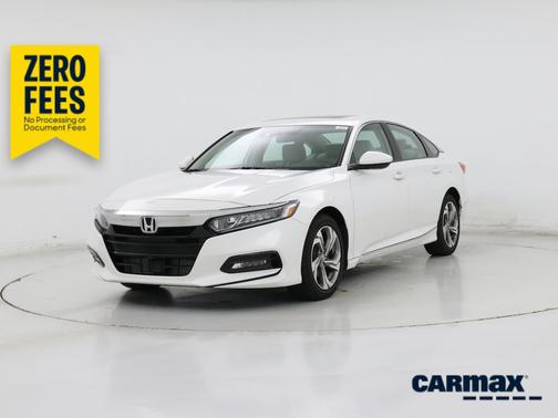 White 2018 Honda Accord EX