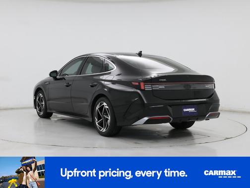 Black 2024 Hyundai SONATA SEL