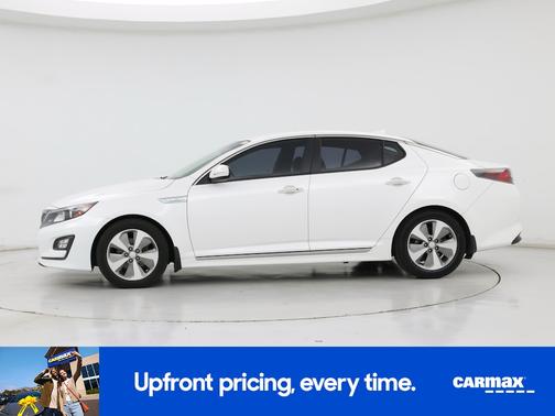 White 2014 Kia Optima Hybrid EX