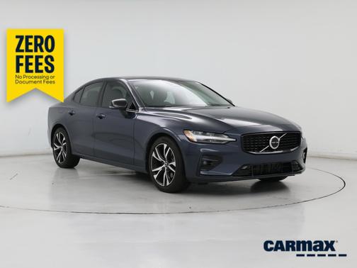 Blue 2024 Volvo S60 B5 Core Dark Theme