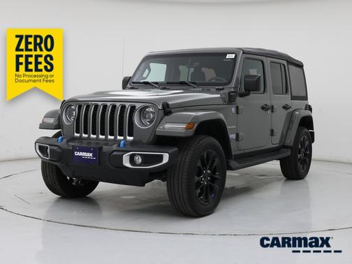 Gray 2023 Jeep Wrangler 4xe Unlimited Sahara