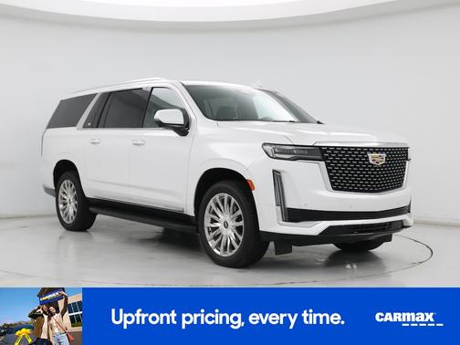White 2021 Cadillac Escalade ESV Premium Luxury