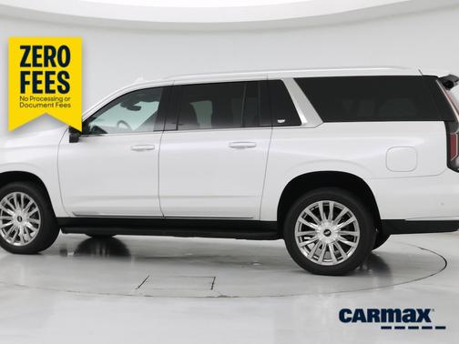 White 2021 Cadillac Escalade ESV Premium Luxury