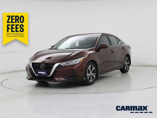 Burgundy 2023 Nissan Sentra SV