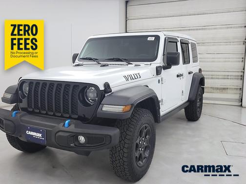 White 2023 Jeep Wrangler 4xe Willy's