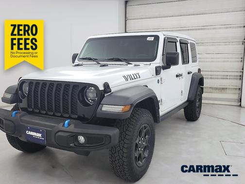 White 2023 Jeep Wrangler 4xe Willy's