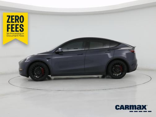 Gray 2021 Tesla Model Y Performance