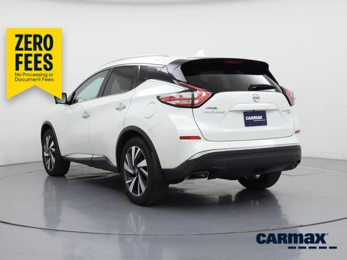 White 2018 Nissan Murano Platinum