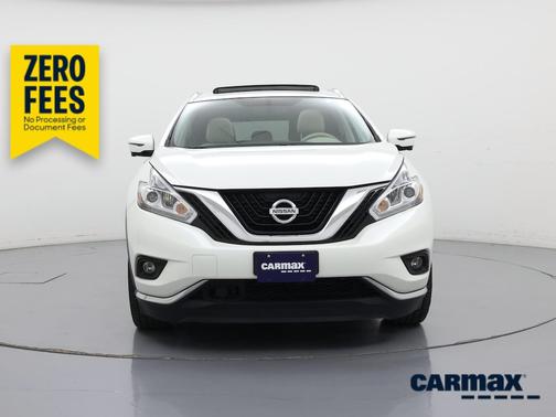 White 2018 Nissan Murano Platinum