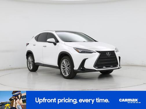 White 2025 Lexus NX 350h Luxury