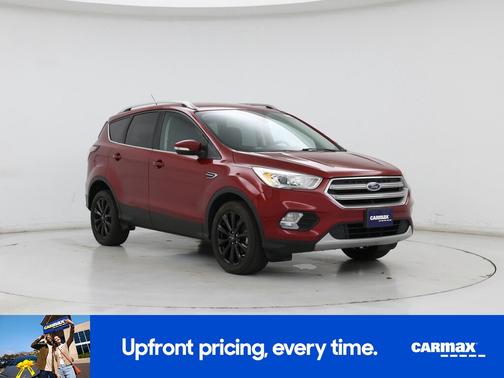 Red 2017 Ford Escape Titanium