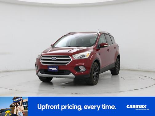 Red 2017 Ford Escape Titanium