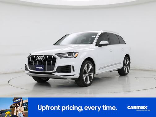 White 2021 Audi Q7 Premium Plus