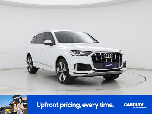 White 2021 Audi Q7 Premium Plus