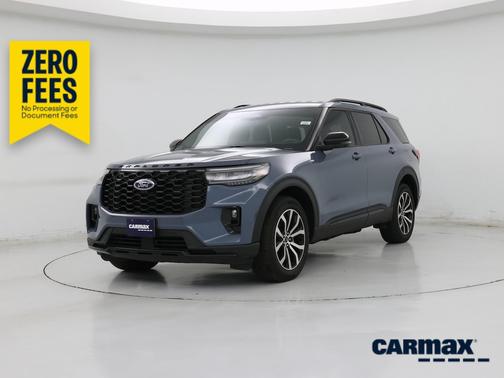 Blue 2025 Ford Explorer ST-Line