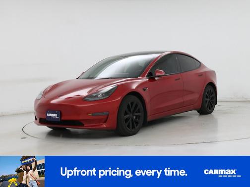 Red 2023 Tesla Model 3