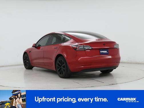 Red 2023 Tesla Model 3