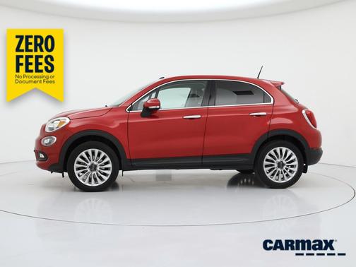 Red 2016 FIAT 500X Lounge