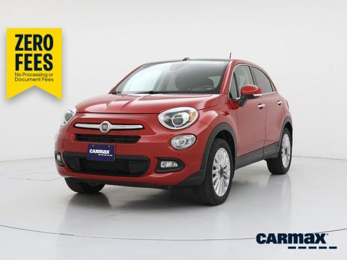 Red 2016 FIAT 500X Lounge