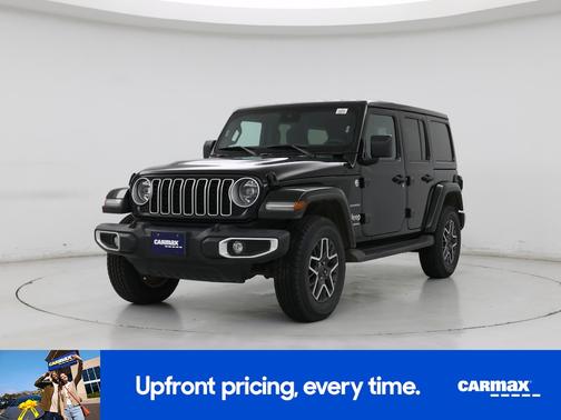 Black 2024 Jeep Wrangler Sahara