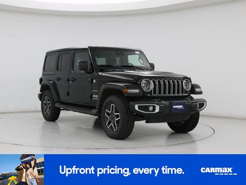 Black 2024 Jeep Wrangler Sahara