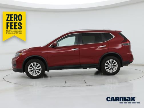 Red 2018 Nissan Rogue SV