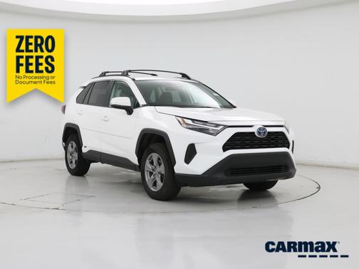 White 2024 Toyota RAV4 Hybrid XLE