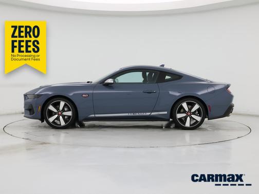 Blue 2025 Ford Mustang GT Premium