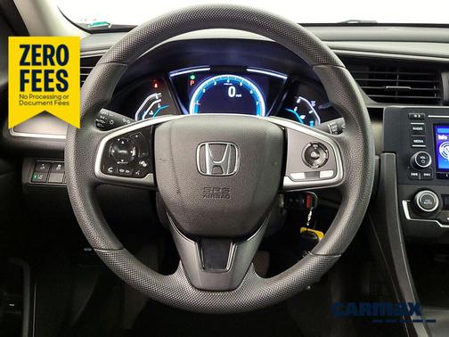Red 2019 Honda Civic LX