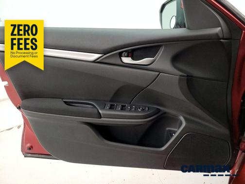 Red 2019 Honda Civic LX