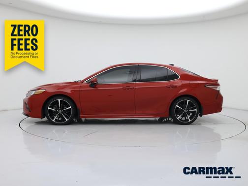 Red 2019 Toyota Camry XSE