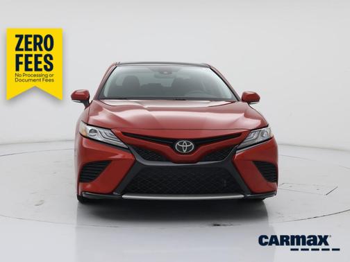 Red 2019 Toyota Camry XSE