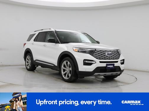 White 2020 Ford Explorer Platinum