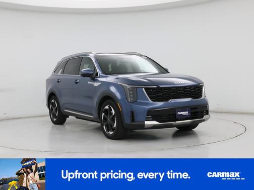 Blue 2025 Kia Sorento Hybrid SX Prestige