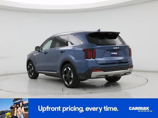 Blue 2025 Kia Sorento Hybrid SX Prestige